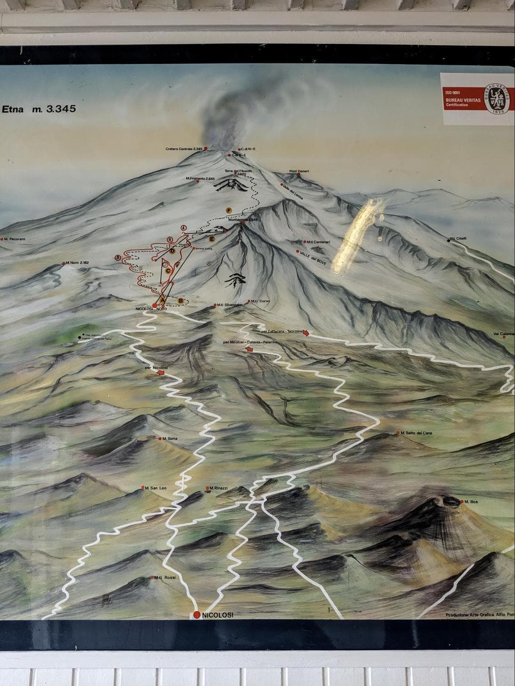 Mount Etna map