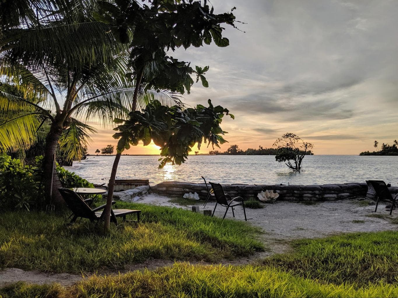 Sunrise views from Dreamers Guesthouse