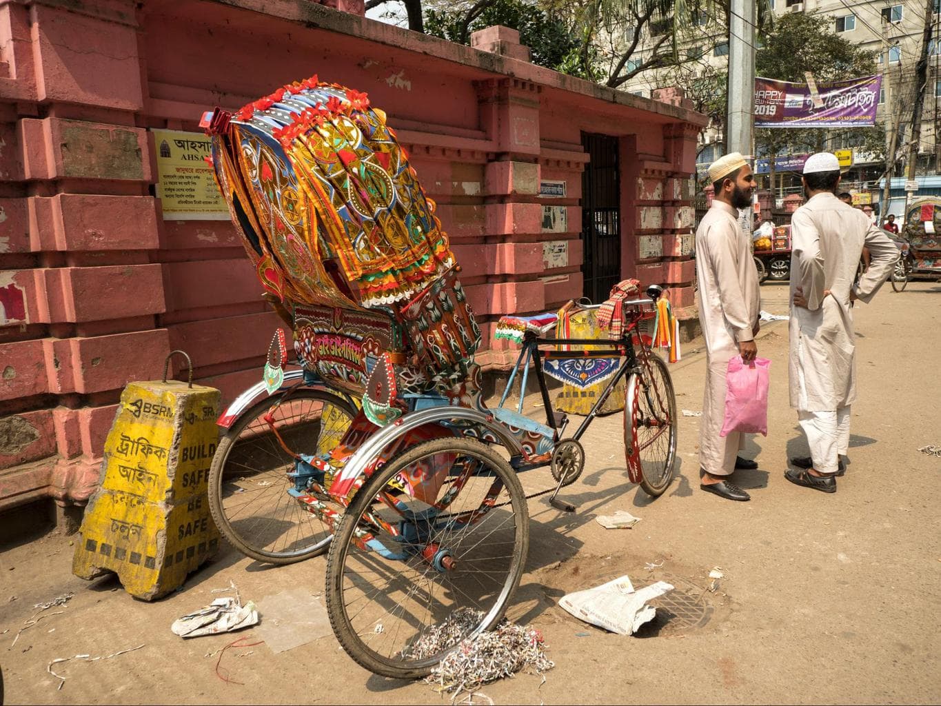 Take a rickshaw ride