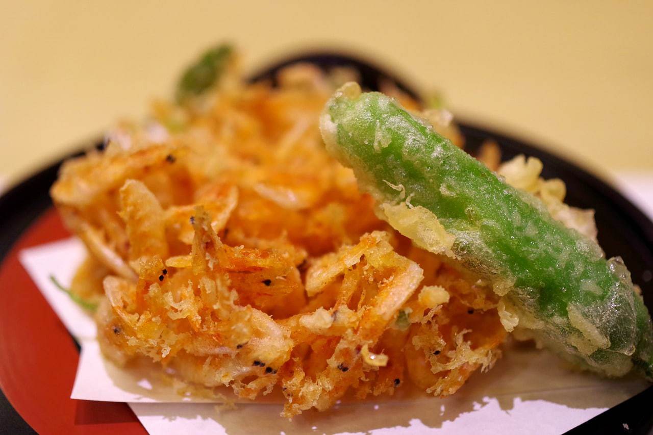 Tempura, a popular Japanese food