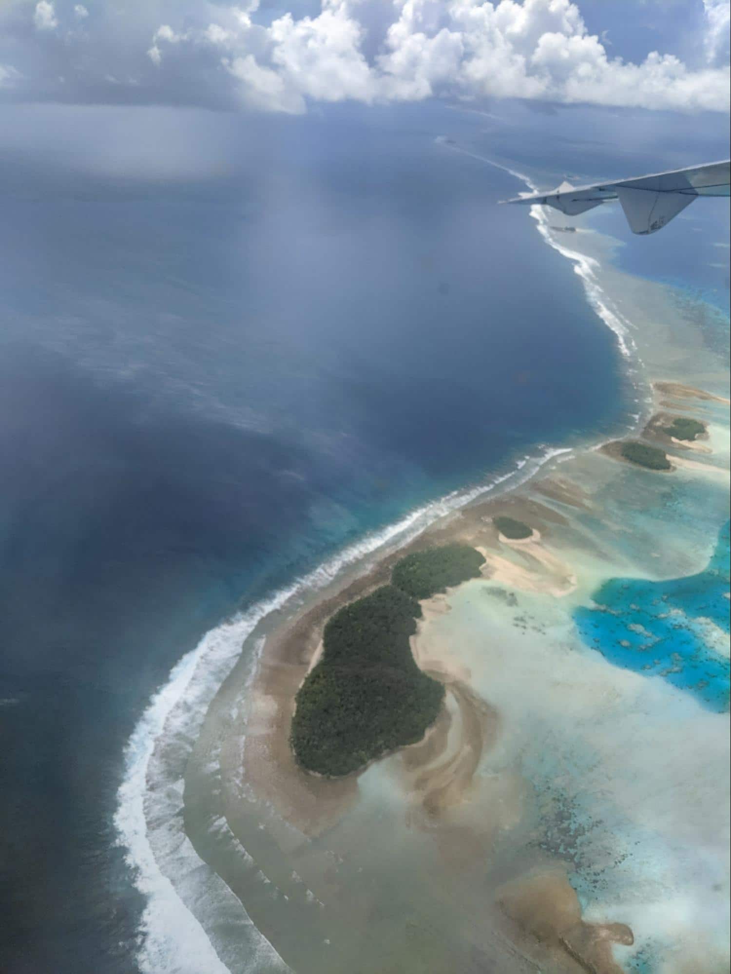 The islets in Funafuti Atoll