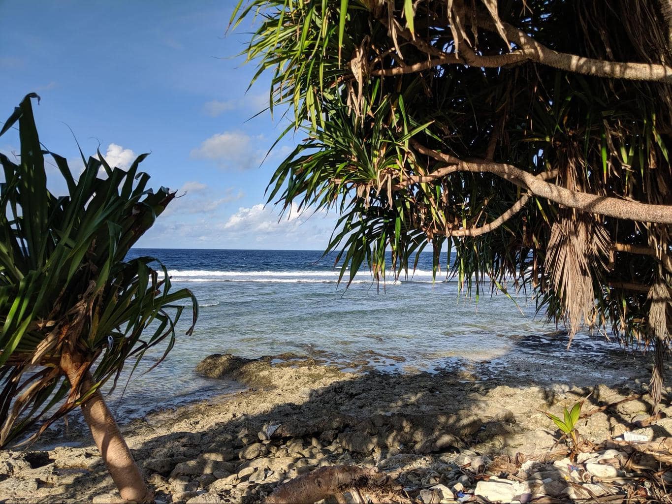 Tuvalu’s coastline