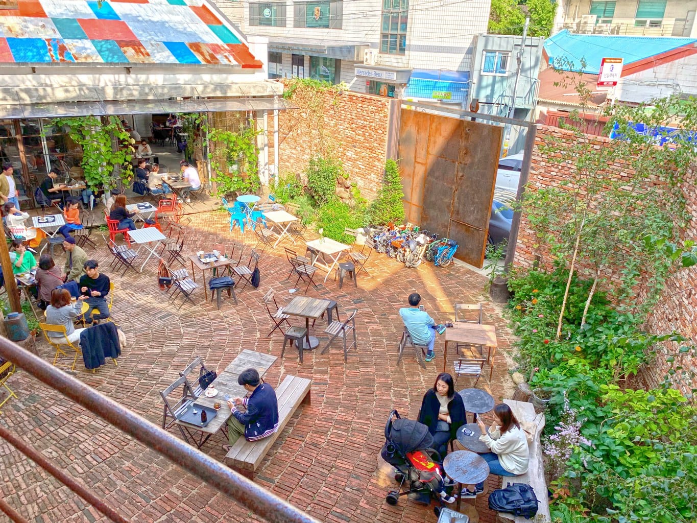 Courtyard at Grandpa Factory