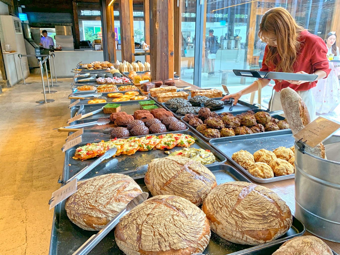 Delicious baked goods at Cafe Onion