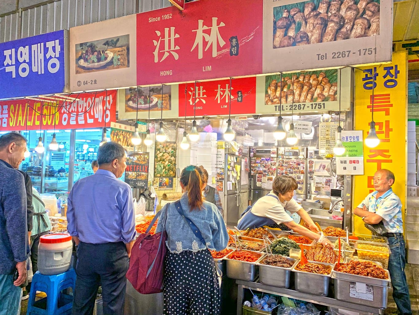 Famous store at Gwangjang market