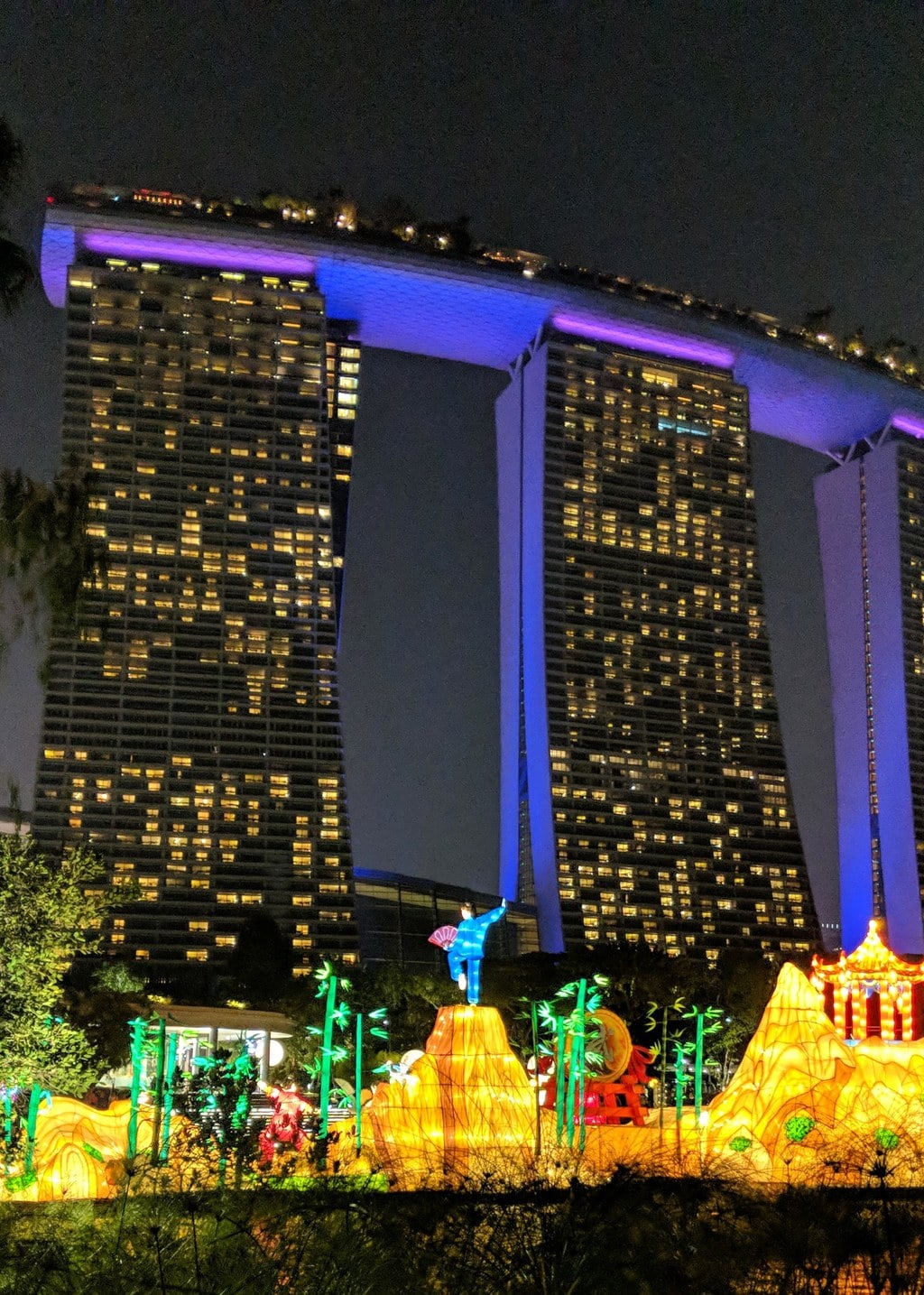 Mid-Autumn Festival lanterns at Gardens by the Bay with MBS