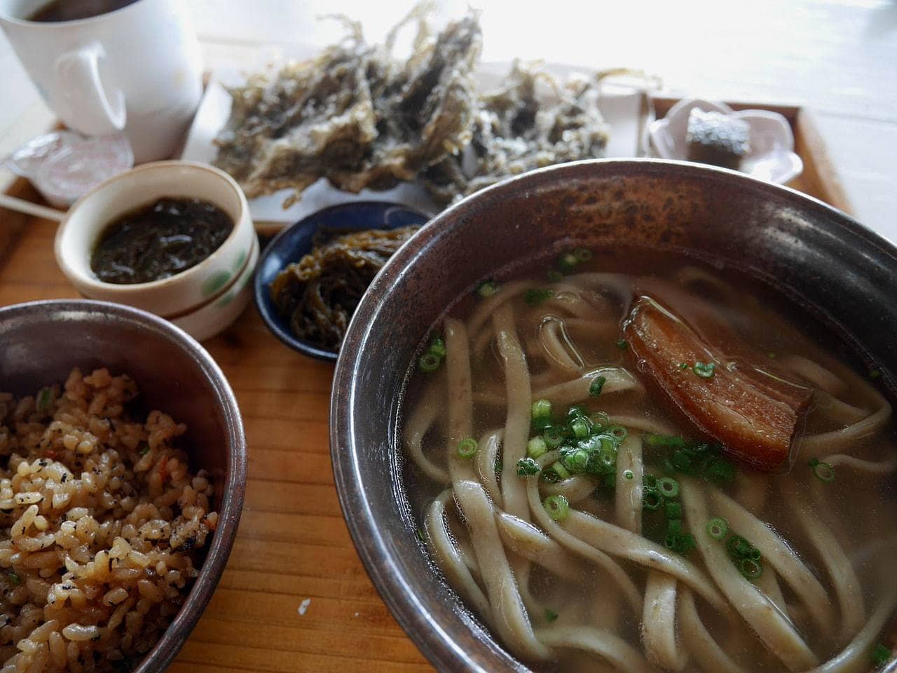 Okinawan soba noodles