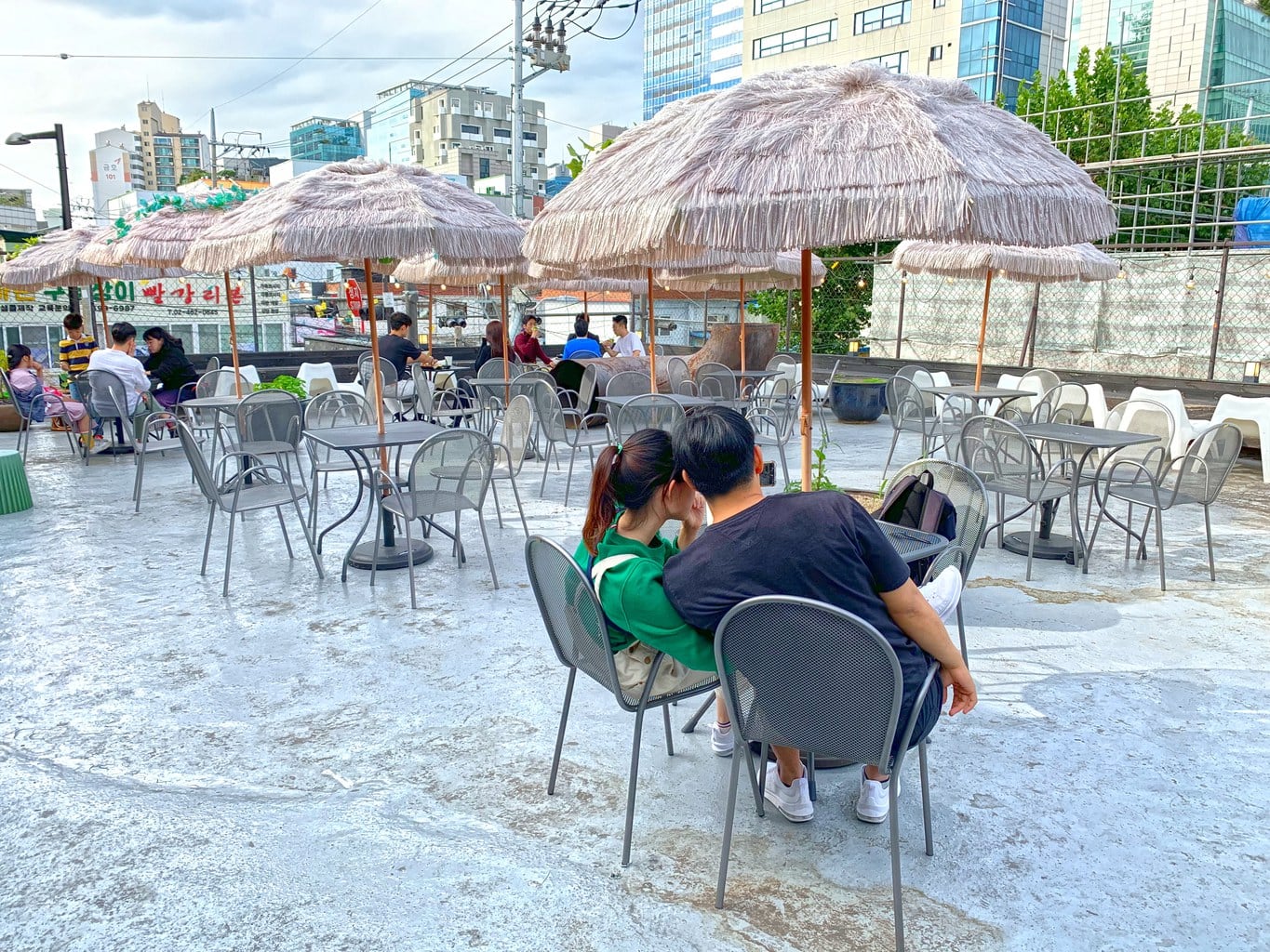 Rooftop at Baesan in Seongsu