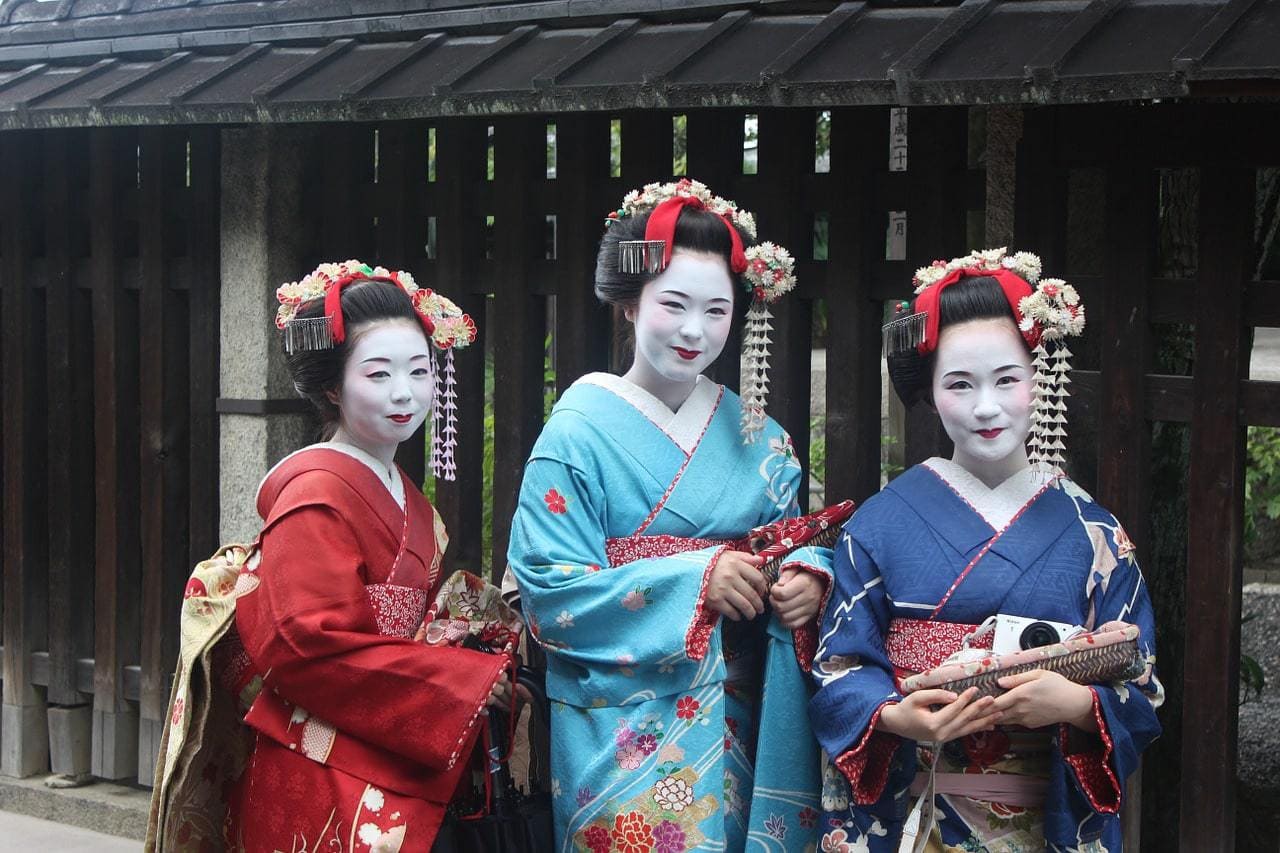 Spotting geishas in Kyoto