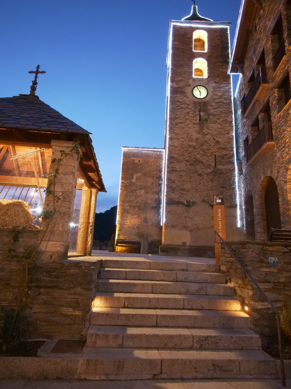 "Sant Corneli and Sant Cebrià Church in Ordino "