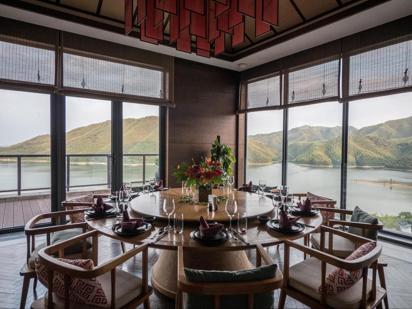 Private dining at Alila Anji