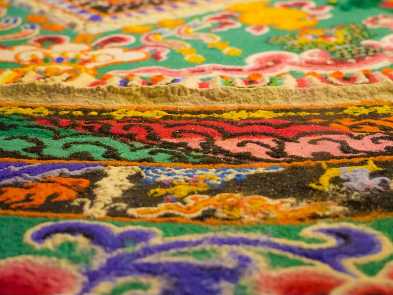 Sand mandala