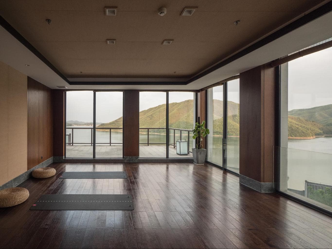 Yoga studio at Alila Anji