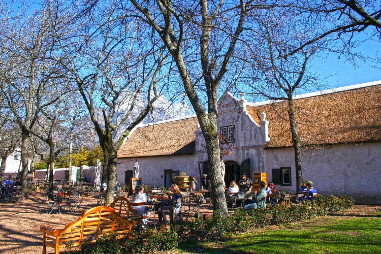 Deli area at Boschendal