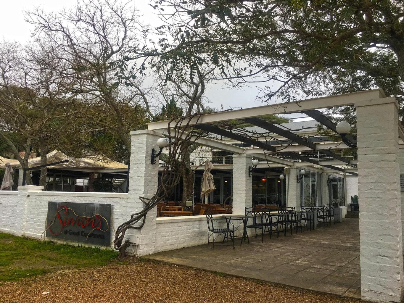 Entrance to Simon’s at Groot Constantia