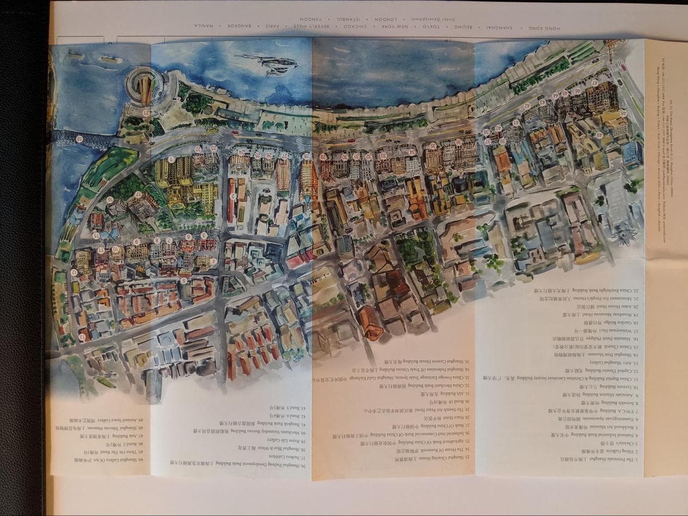 Map of The Bund at The Peninsula Shanghai