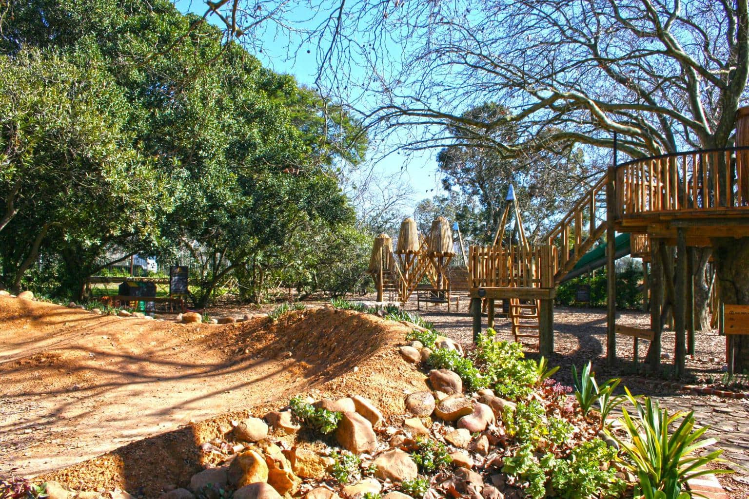 Outdoor area at the Treehouse at Boschendal