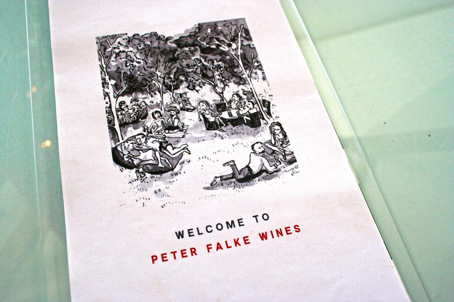 Peter Falke menu