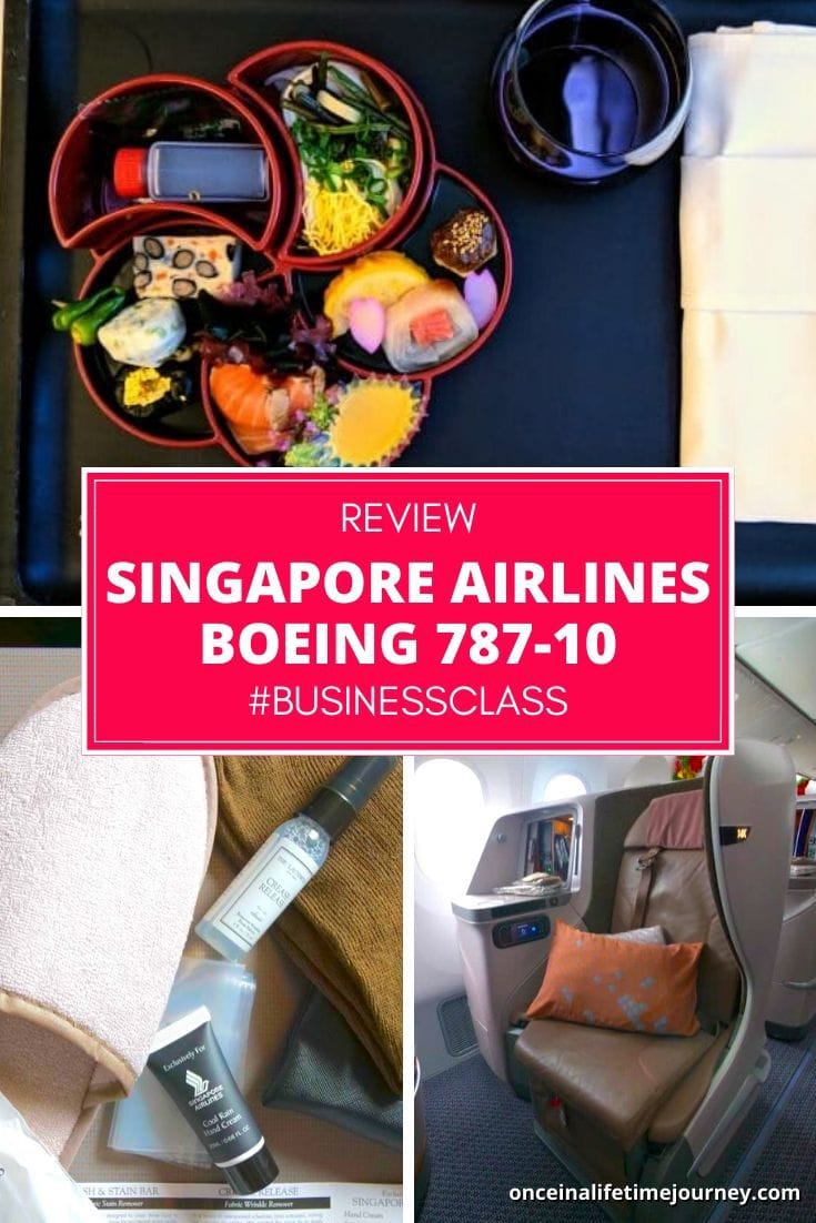 Review of Singapore Airlines Boeing 787-10 Business Class Pin 0