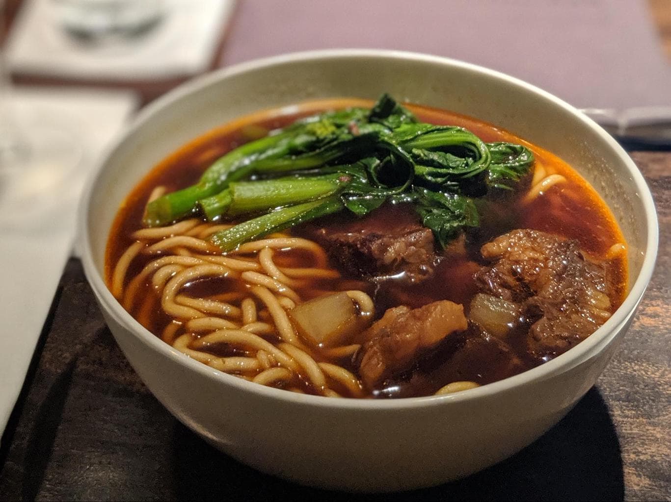 Shanghai beef noodles