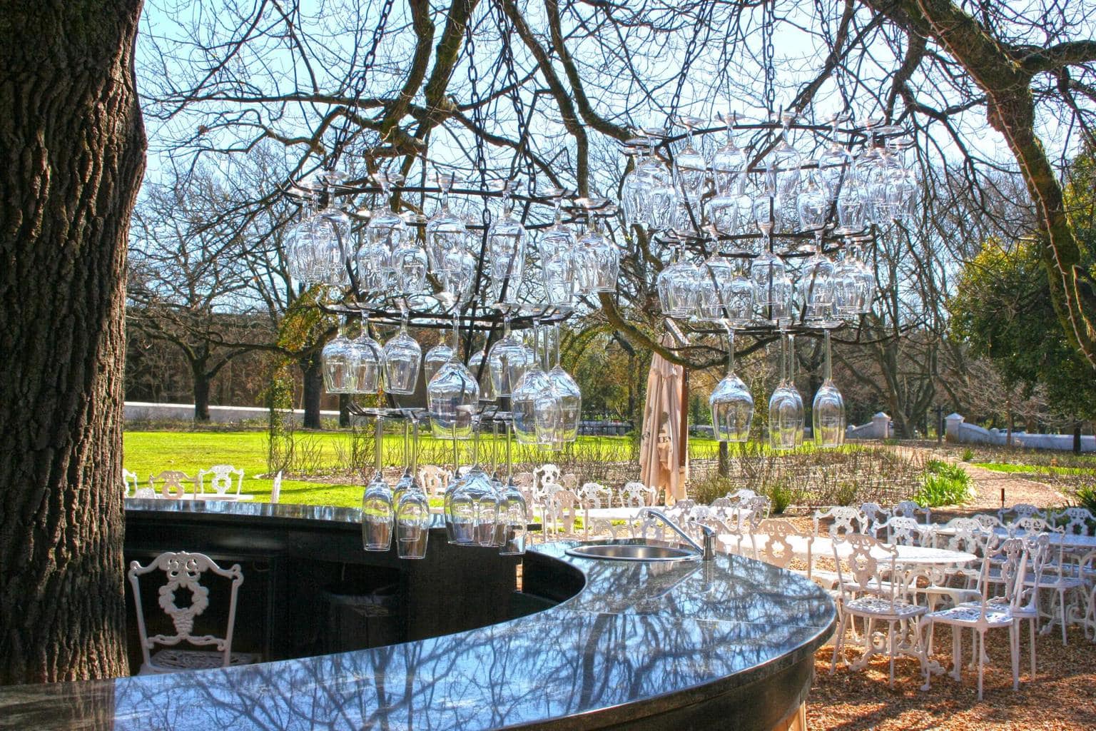 Tasting area at Boschendal