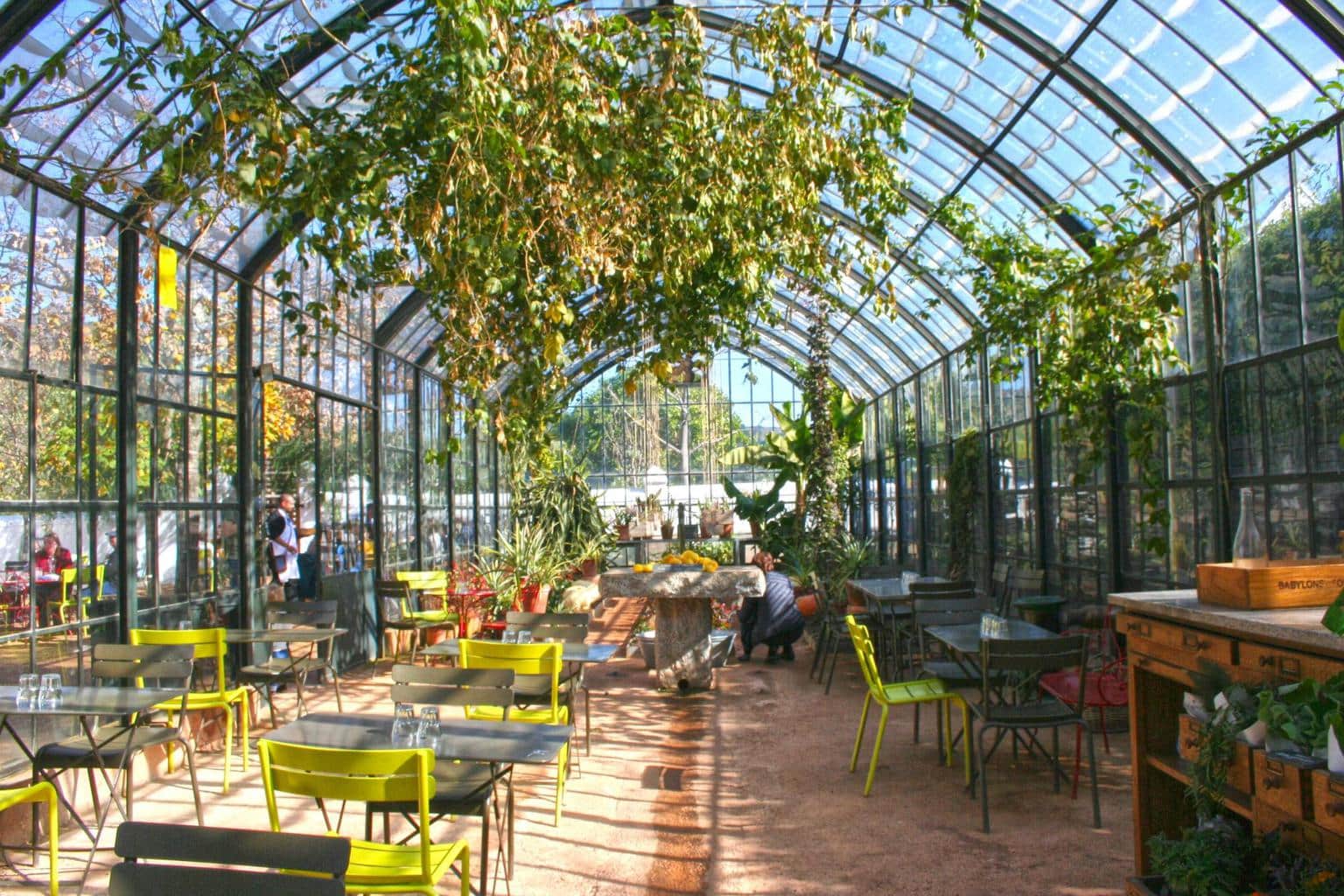 The actual greenhouse at Babylonstoren