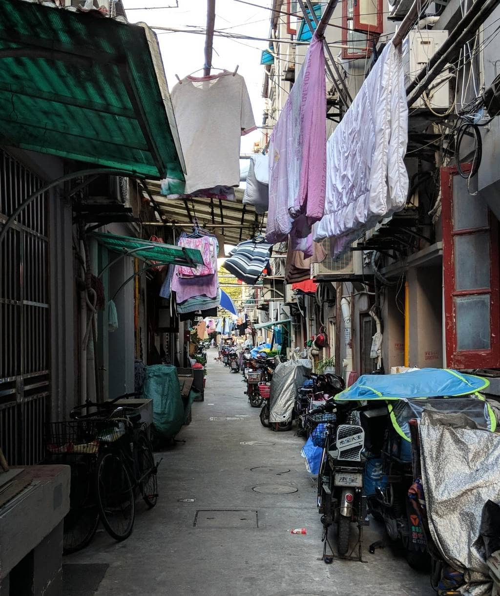 The back lanes of Shanghai