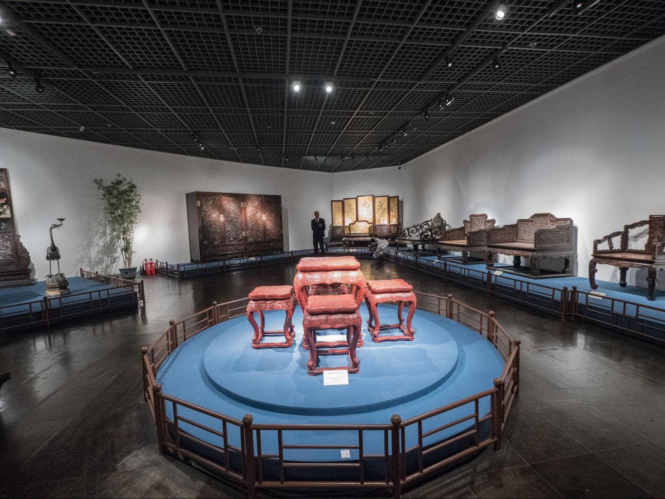 The exhibits at the Shanghai Museum