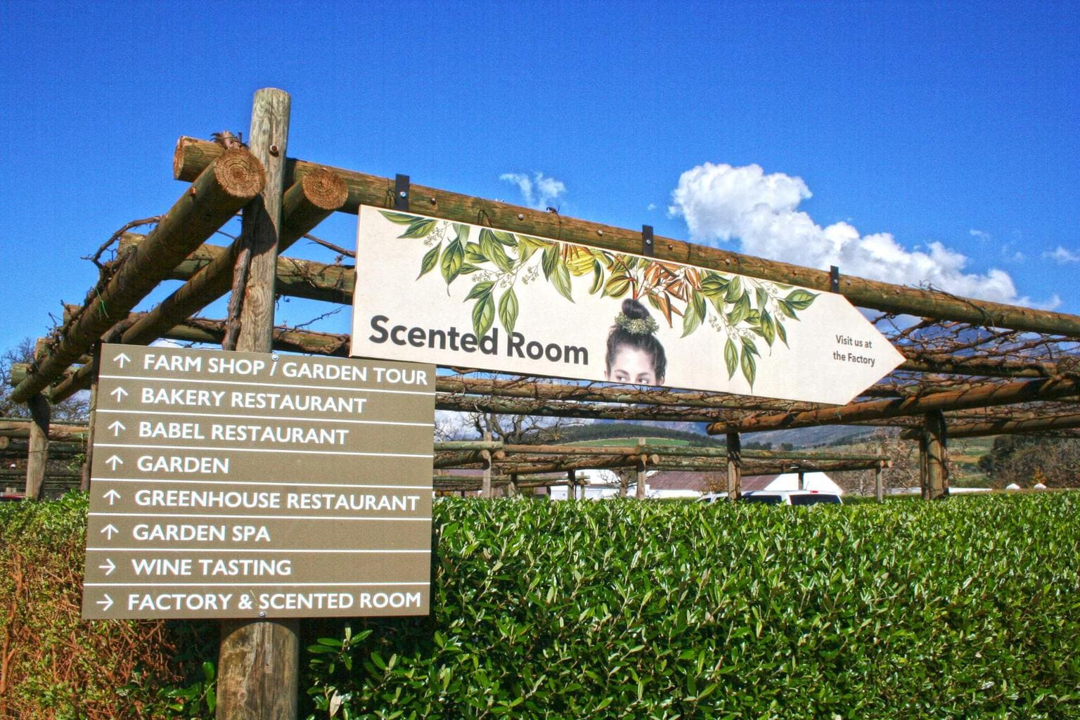 Way to the Scented Room at Babylonstoren