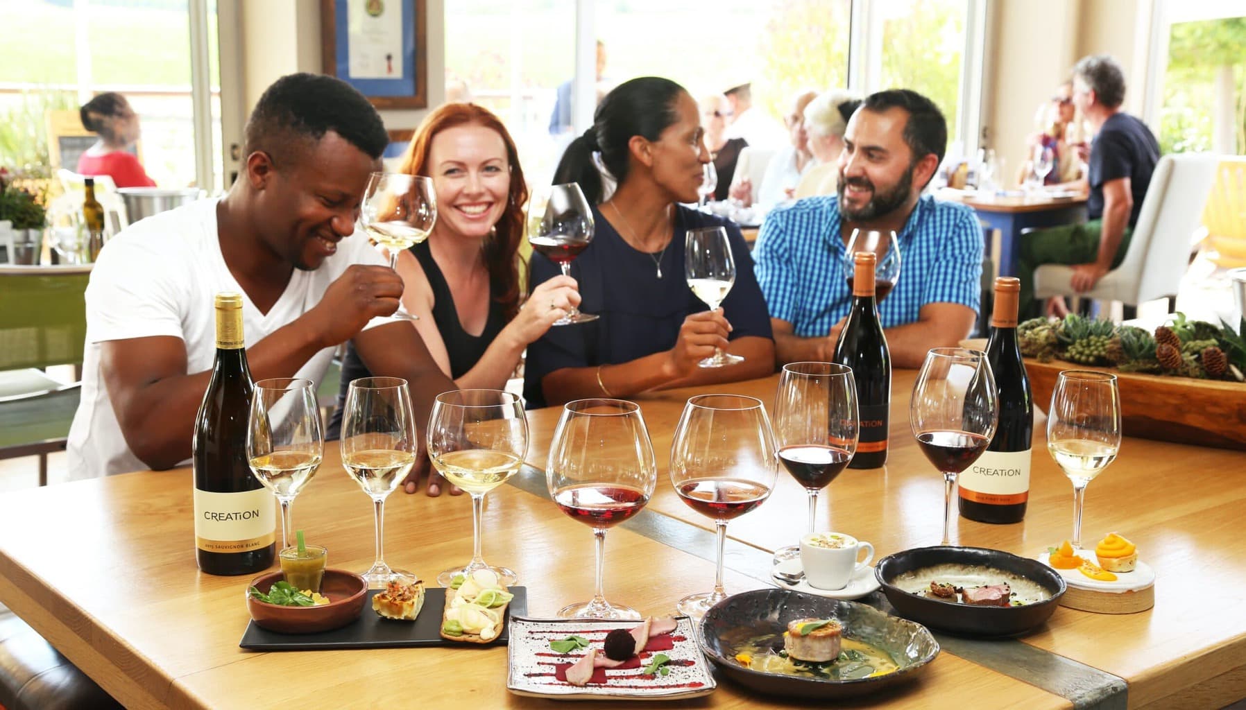 Wine and Food pairing at Creation