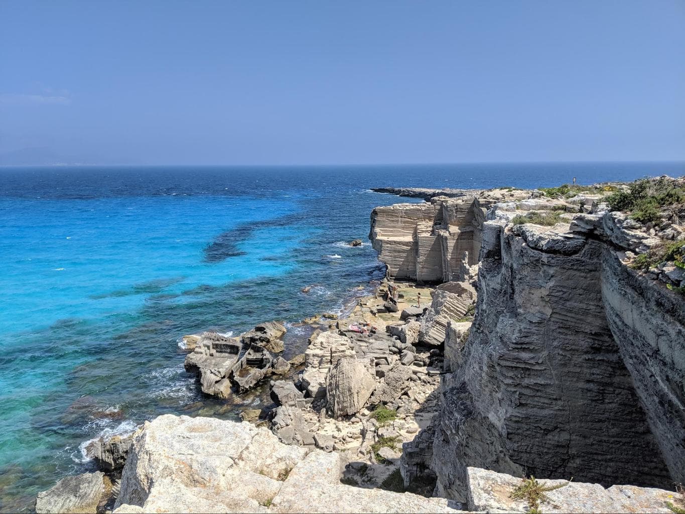 Beaches on Favignana Island