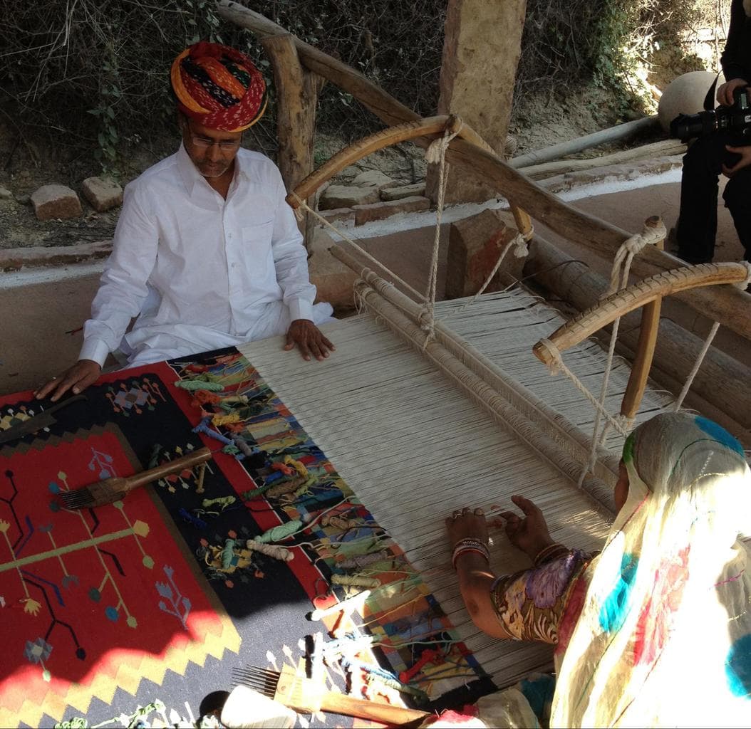 Bishnoi village craft demonstration