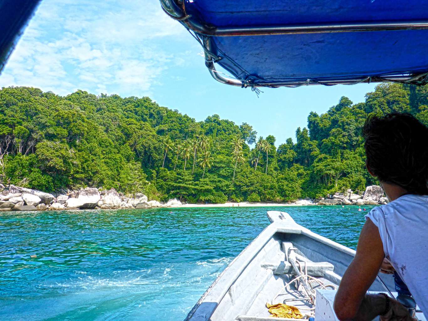 Boating trip in Tioman