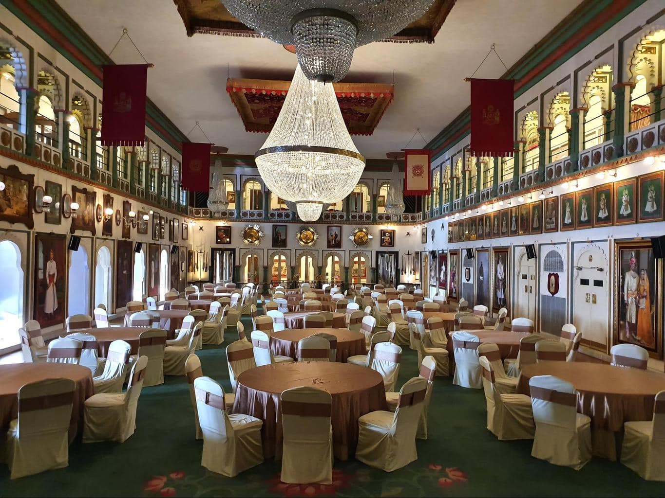 Durbar Hall in Fateh Prakash Palace