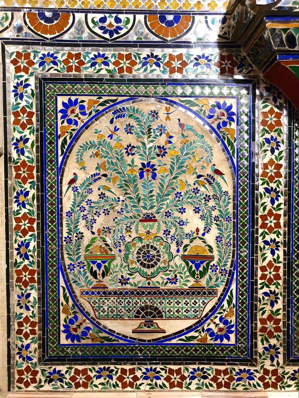 Inlay design at the City Palace Udaipur