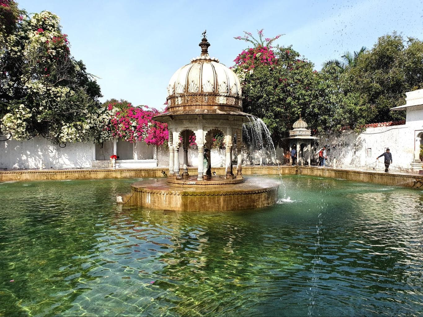 Pond at Saheliyon Ki Bari gardens