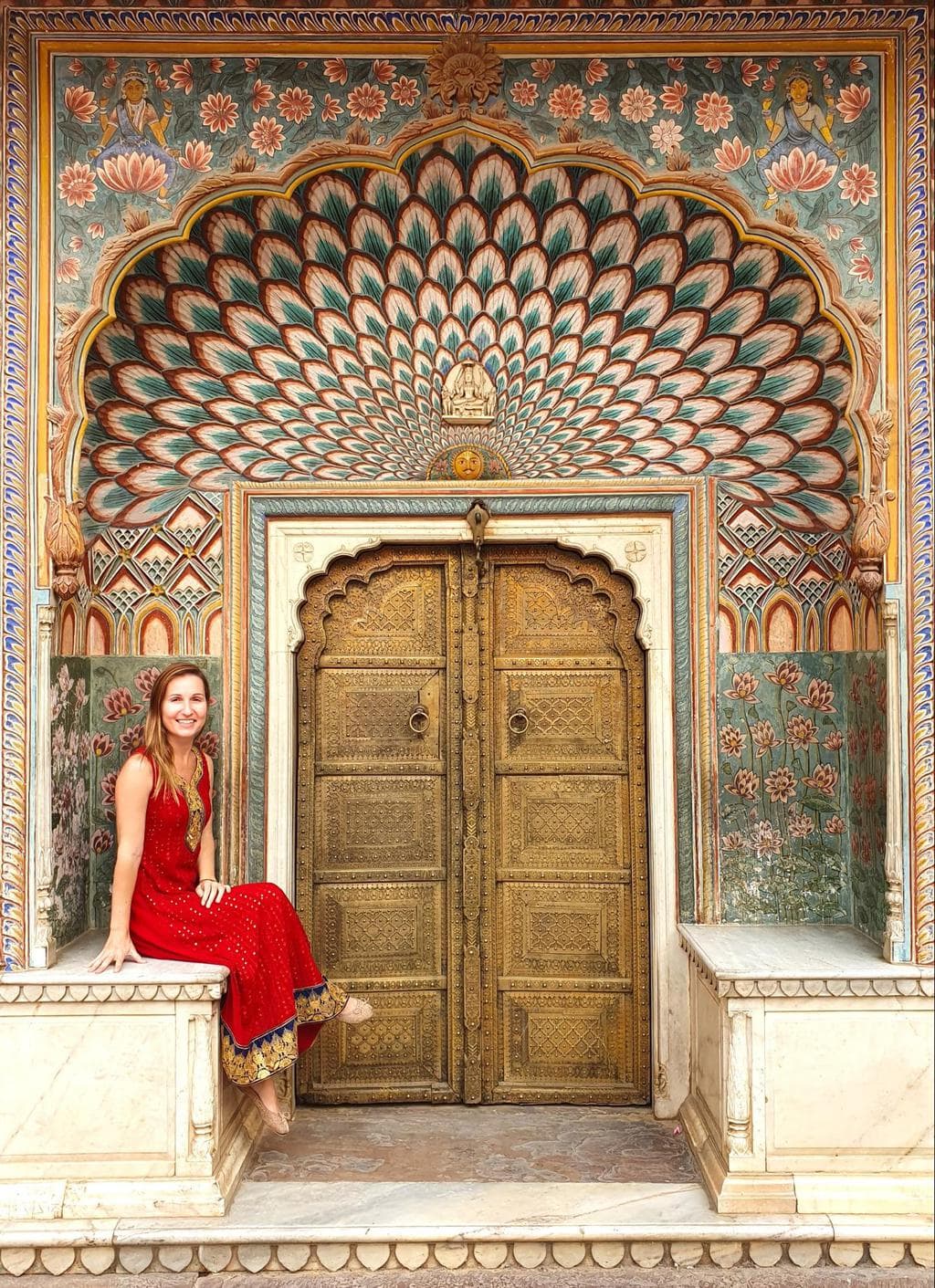 The beautiful gates at Jaipur’s City palace 02