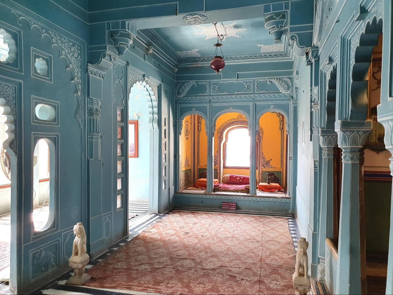 The beautiful rooms at the City Palace Udaipur