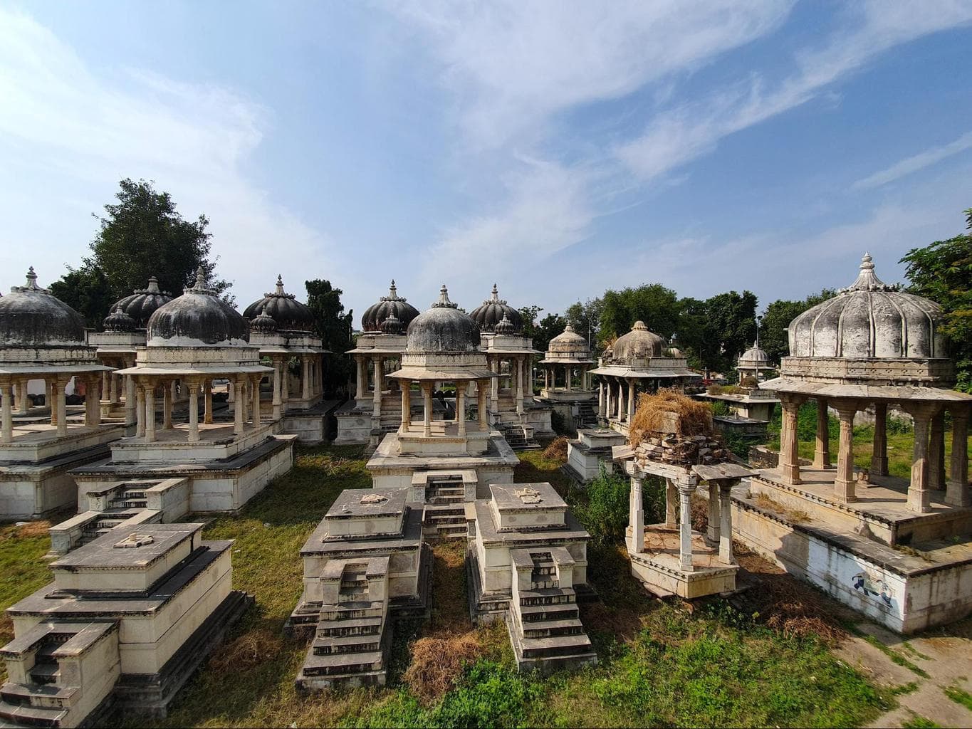 The cenotaphs at Ahar, near Udaipur