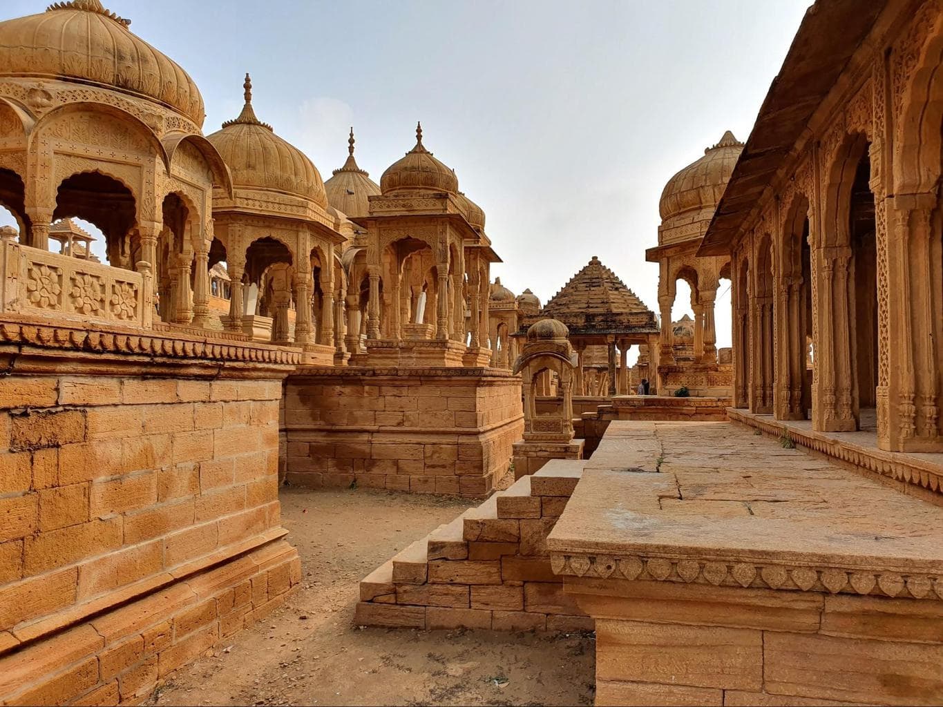 The cenotaphs at Bada Bagh