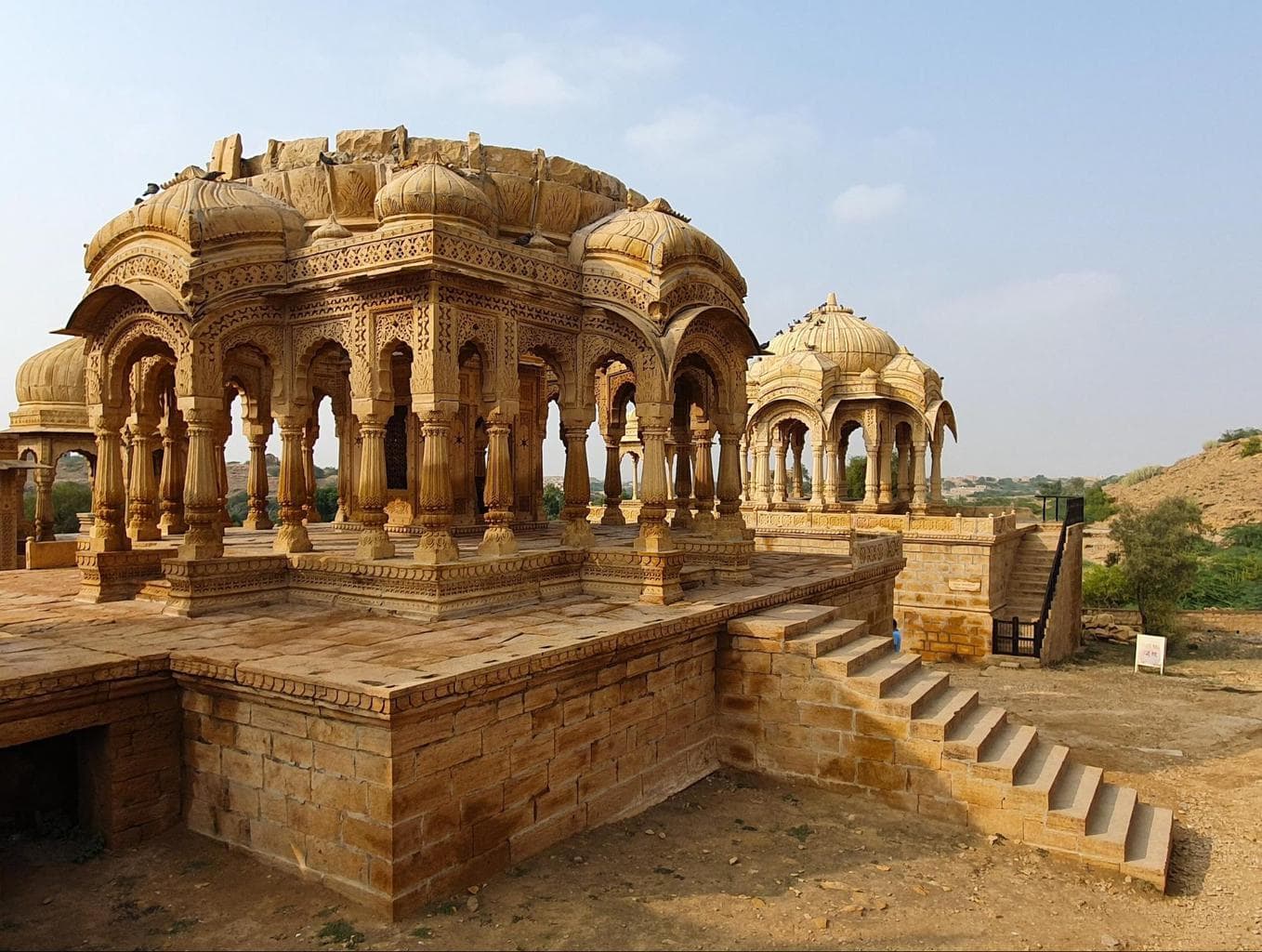 The cenotaphs in Bada Bagh