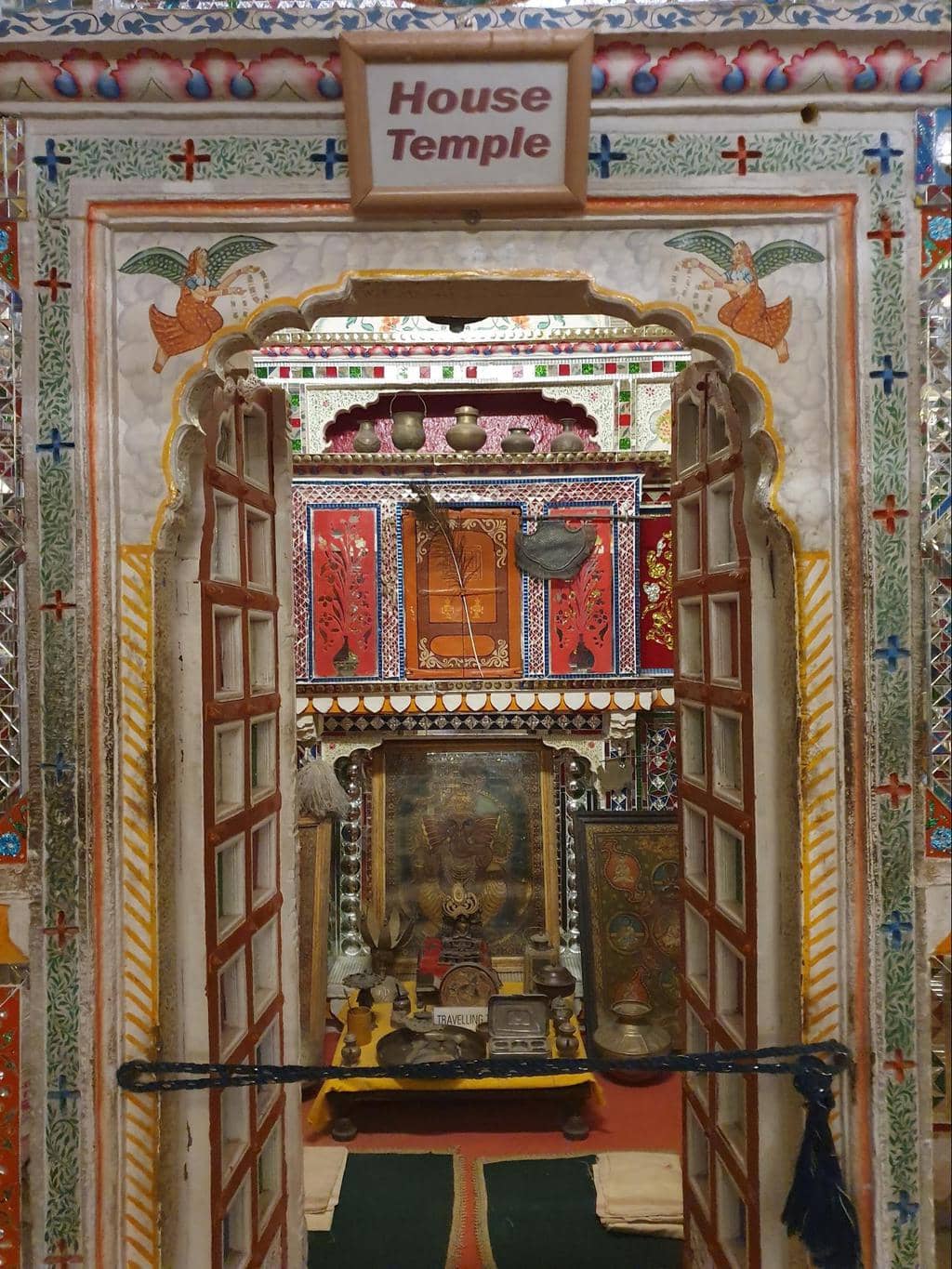 The intricate interiors of Patwon Ki Haveli House Temple