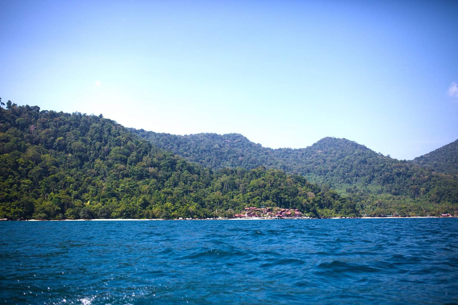 Tioman Island from the water