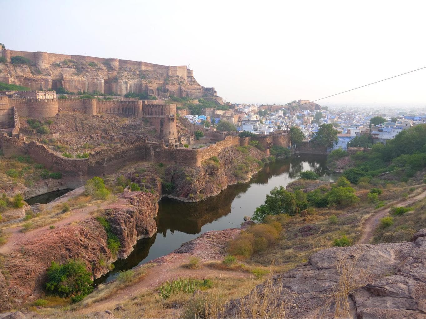 View of Jodhpur’s Fort and Blue City