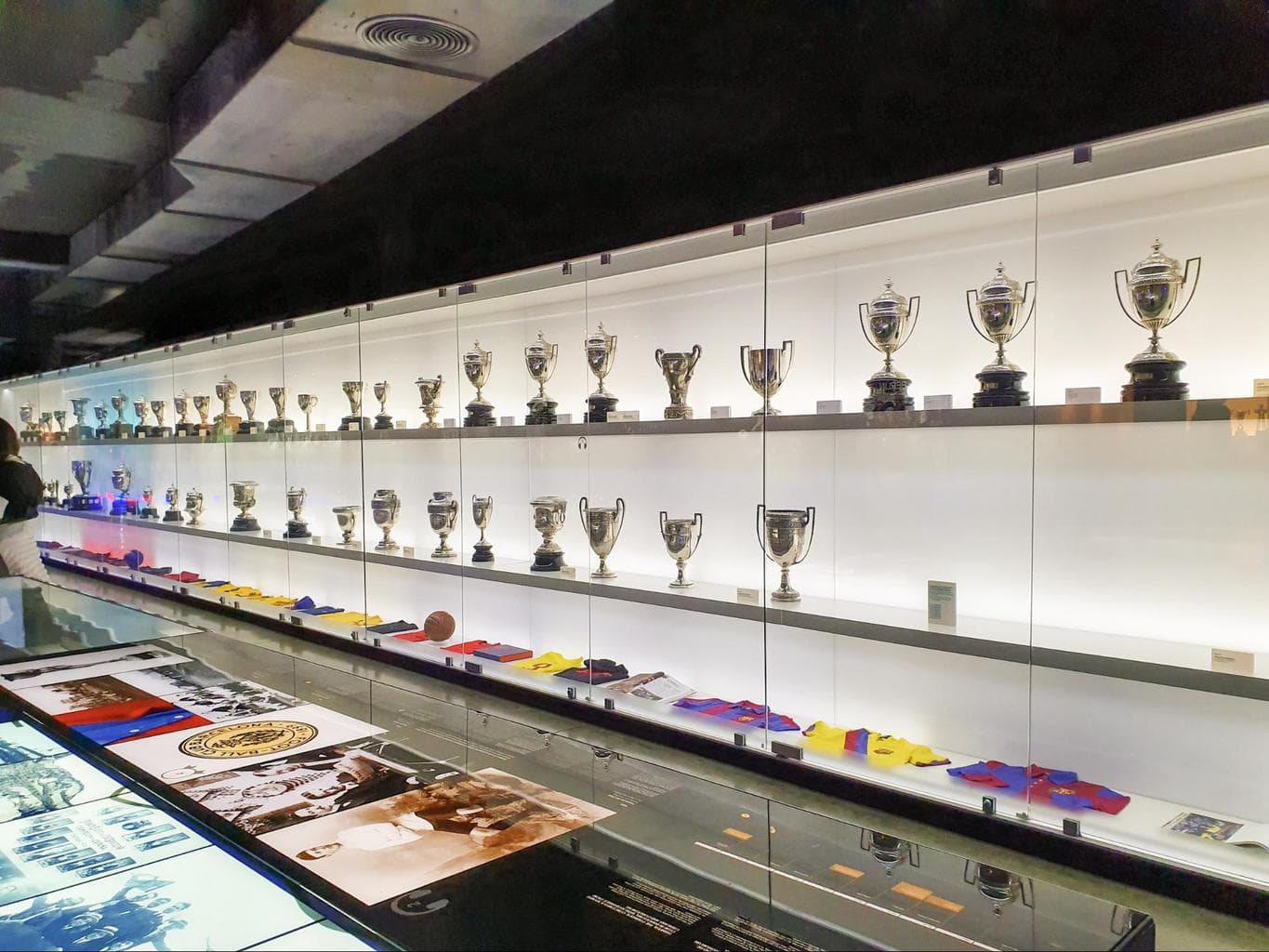 Barça’s trophies at the Camp Nou Museum