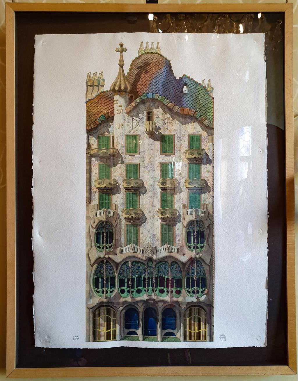 The facade of Casa Batlló