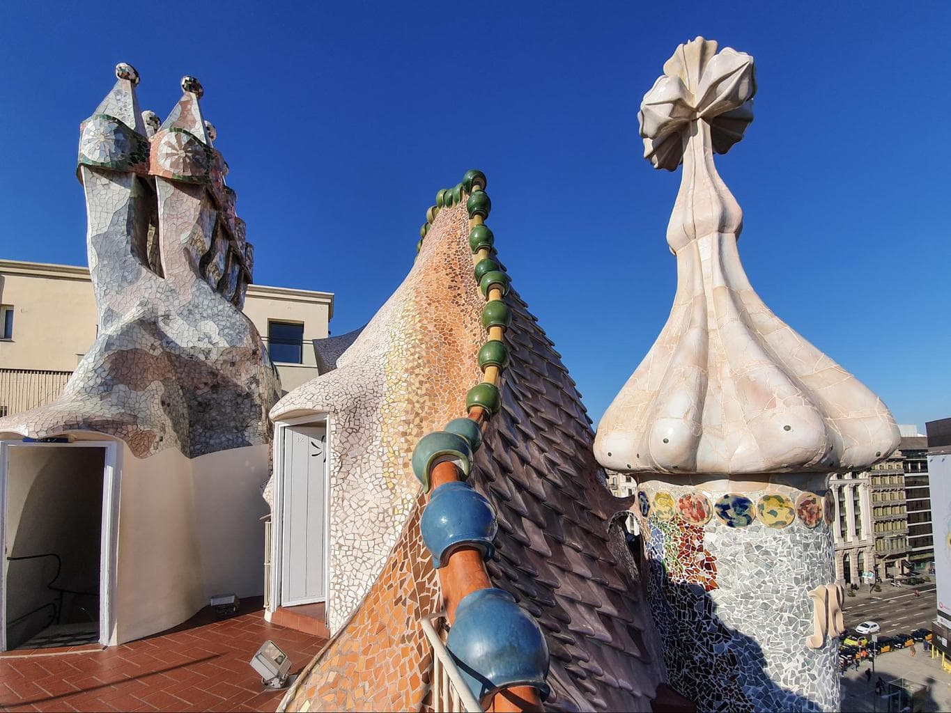 The roof of Casa Batlló