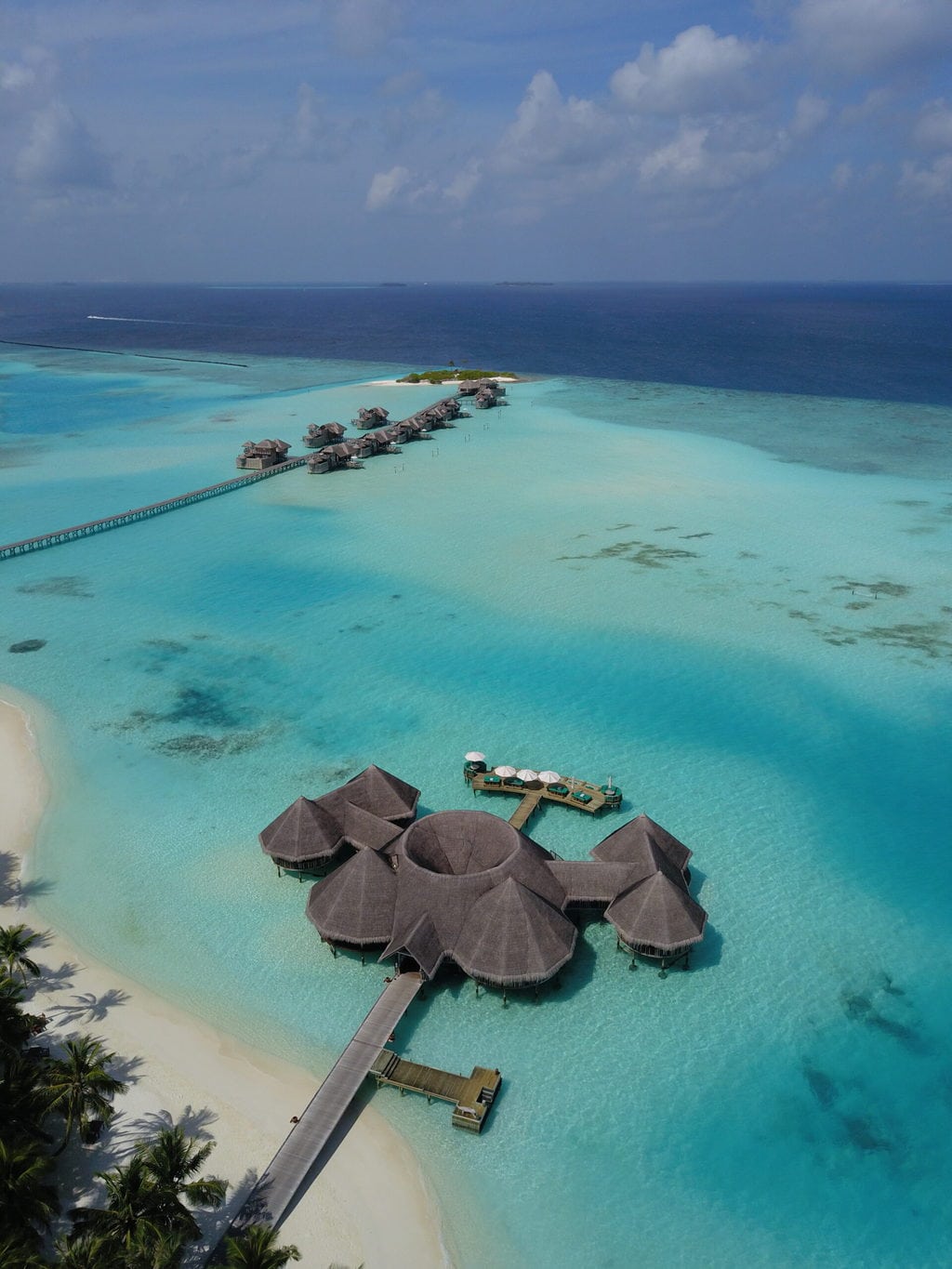 Overwater restaurant at Gili Lankanfushi