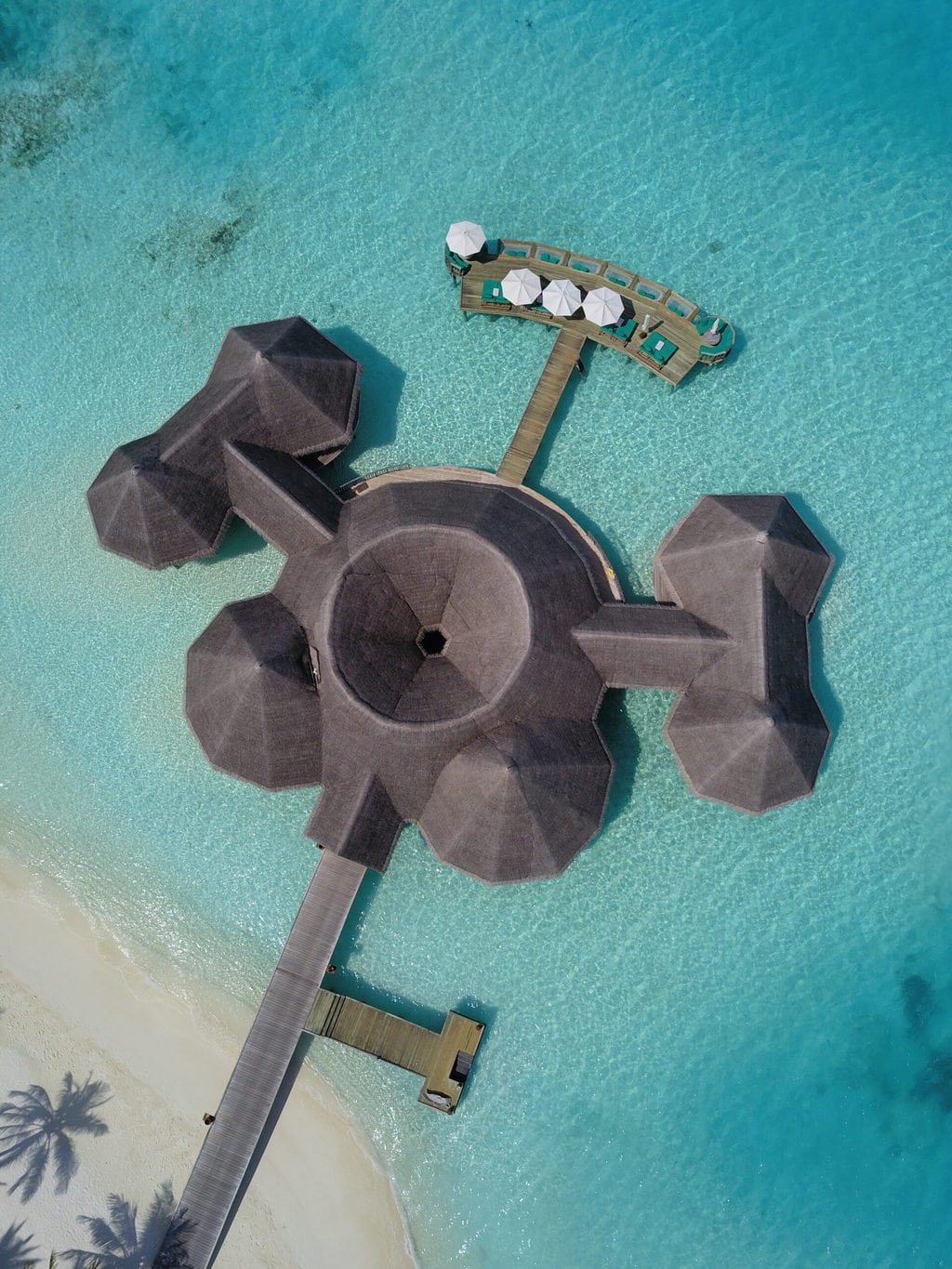 Overwater restaurant at Gili Lankanfushi