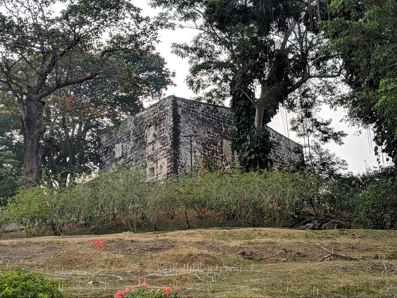 What’s left of St. Paul’s Church in Malacca